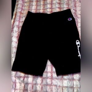 Boys Champion Black Shorts Size Medium